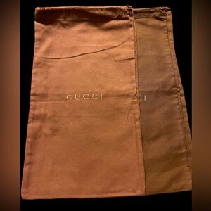 Gucci Brown Dust Bag (8.5 by 15.5 inches)